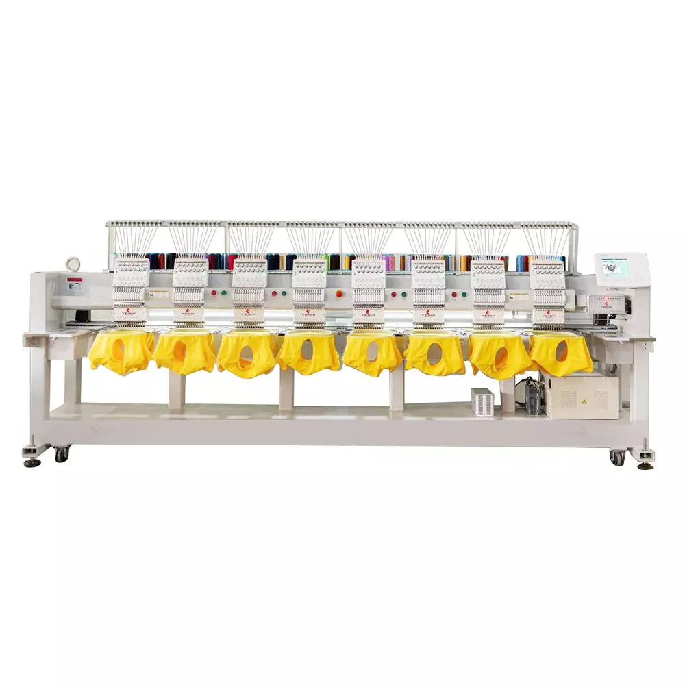 Eight Heads Embroidery Machine With System Eight Heads Embroidery Machine With System