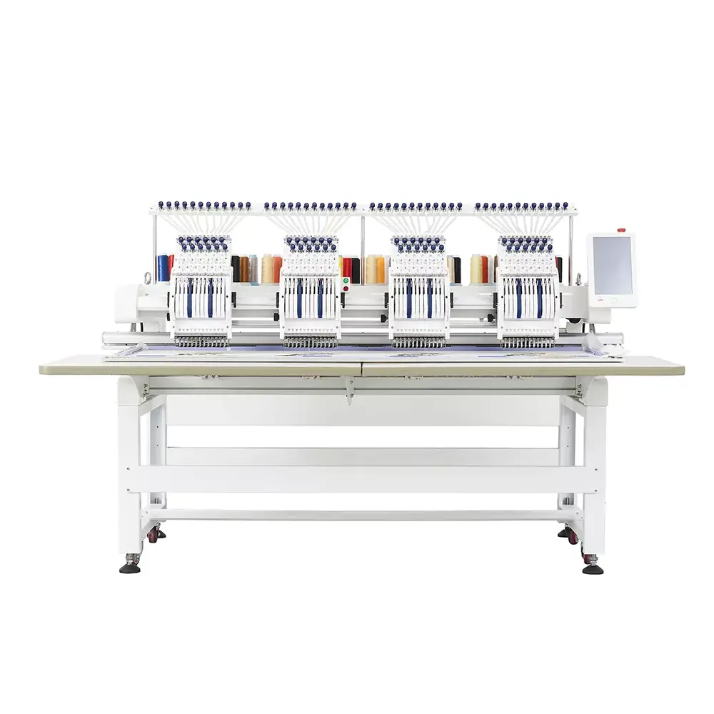 Four Heads Embroidery Machine With Special Device Four Heads Embroidery Machine With Special Device