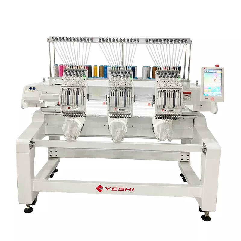 Three Heads Embroidery Machine With Garment Funciton Three Heads Embroidery Machine With Garment Funciton